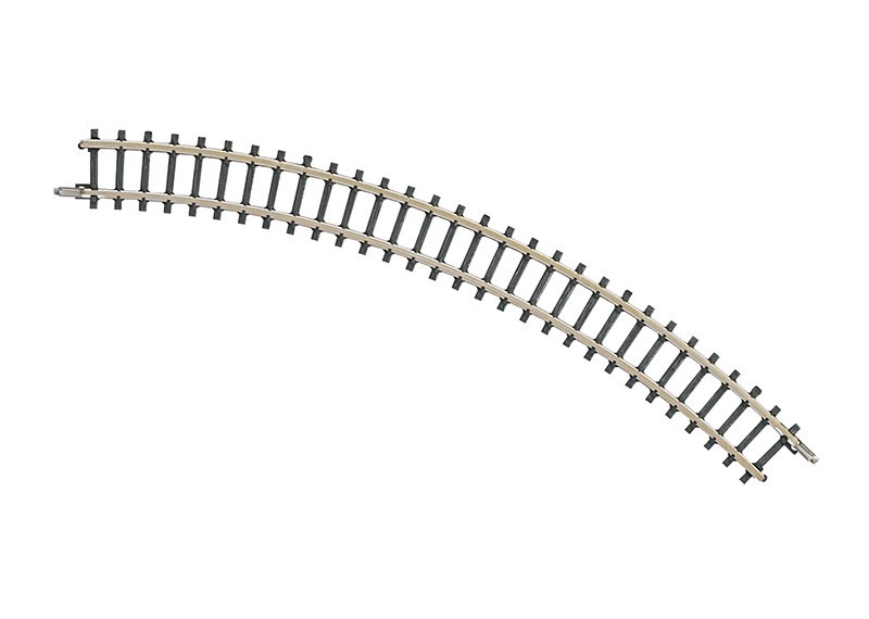 [MKN 8510] Marklin : Rail Courbe (R=195 mm • 45°) │ Voie Z [8510]