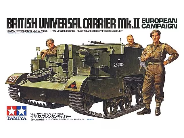 Tamiya : British Universal Carrier Mk.II - European Campaign │ Military Miniature Series No.175