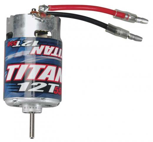 Traxxas : Moteur Electrique 550 Brushed - Titan 12T [TRX3785]