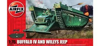 Airfix : Buffalo & Willys MB Jeep