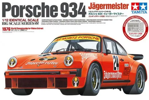 Tamiya : Porsche 934 Jagermeifter avec Découpe