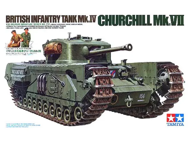 Tamiya : Churchill MK.VII │British Infantry Tank MK.VII
