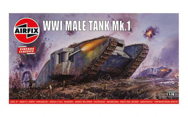 Airfix : WWI Male Tank Mk.I