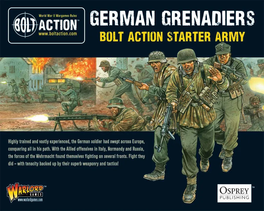 Bolt Action : German Grenadiers Starter Army │ Early - Mid - Late