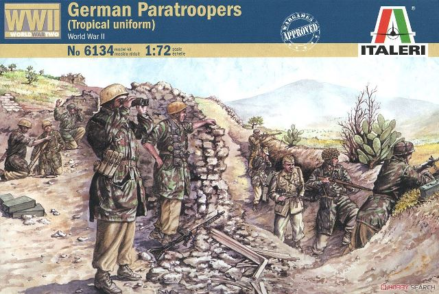 Italeri : German Paratroopers (tropical uniform) • World War II Serie