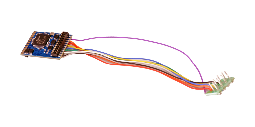[ESU 59610] ESU : LokPilot 5 Multi-protocol Decoder (DCC/MM/SX/M4) • NEM 652 8-pin • HO & 0 Scale