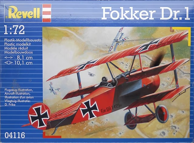 Revell : Fokker Dr. 1 Triplan │ Avec Kit de Démarrage