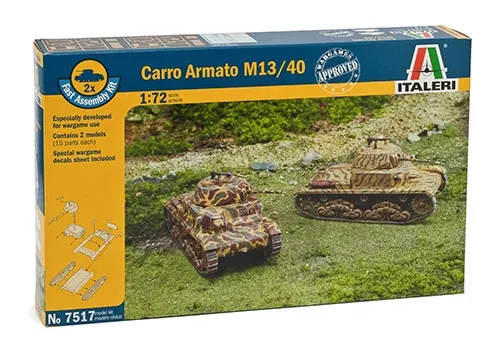 [ITA 7517] Italeri : Carro Armata M13/40 • World War II Serie