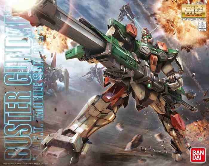 Bandai : MG - Buster Gundam Z.A.F.T. Mobile Suit GAT-X103 │ Gundam SEED 