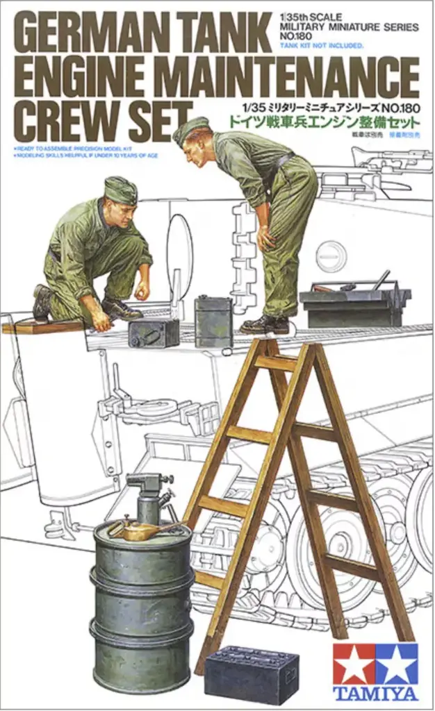 Tamiya : German Tank Engine Maintenance Crew Set 