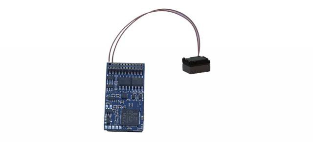 ESU : Décodeur Sonore Universel LokSound 5 Multiprotocole (DCC/MM/SX/M4) • Prise 21MTC (NEM 660) avec Haut-Parleur 11x15mm │ Réf. 58419