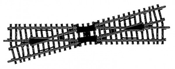 [MKN 02257] Marklin : Croisement 225mm 14.5° │ Voie K 
