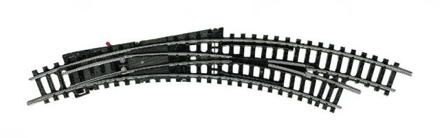 Minitrix : N AIGUILLAGE DROIT COURBE 