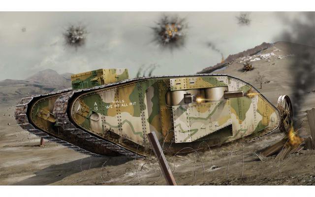 WWI Female Tank