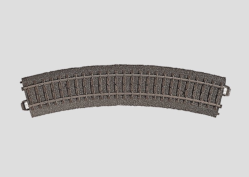 Marklin : Rail Courbe R1 360mm 30° │ Voie C [24130]