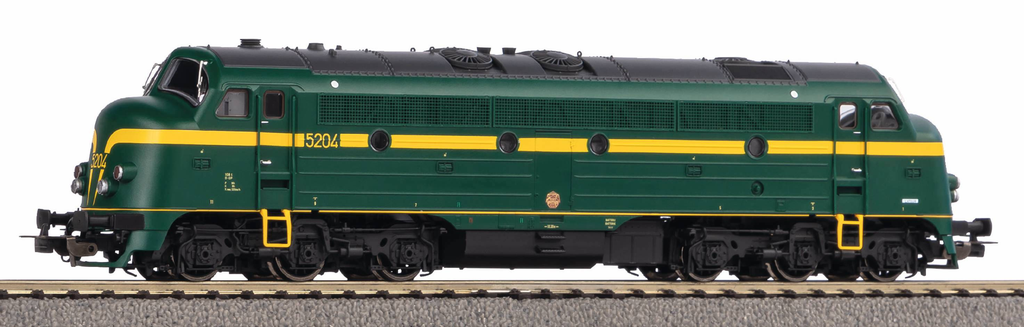[PIK 52488] Piko : Locomotive Diesel Série 52 (#5204) SNCB │ Continu Digital Son