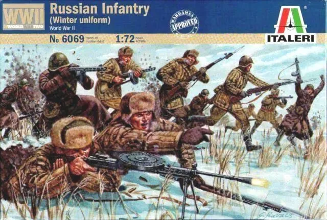 Italeri : Russian Infantry (Winter uniform) • World War II Serie