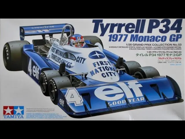 Tamiya : TYRRELL P34 n°4 1977 Monaco GP 
