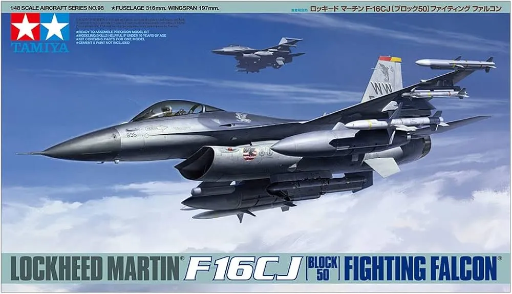 [TYA 61098] Tamiya : Lockheed Martin F-16CJ • Block 50 Fighting Falcon
