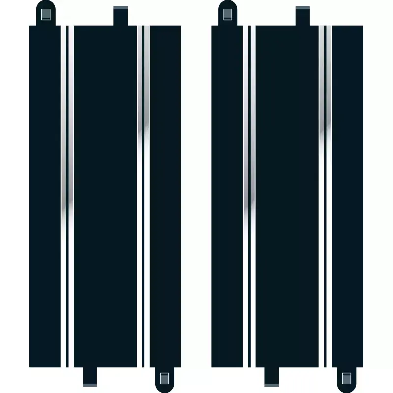 Scalextric : Droite Standard 350mm (2 pc)