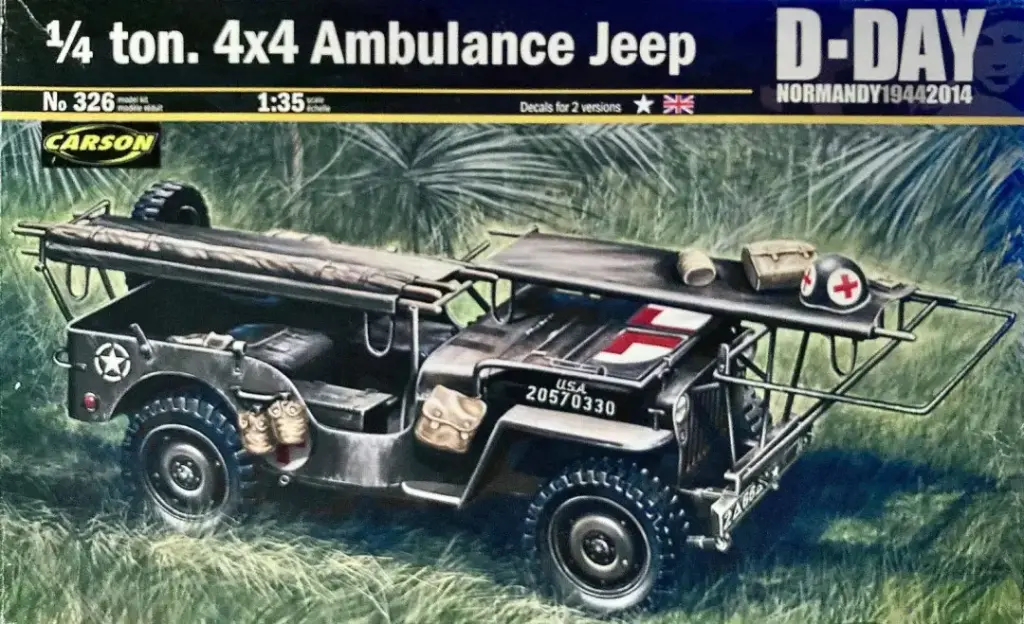 Italeri : 1/4 ton. 4x4 Ambulance Jeep