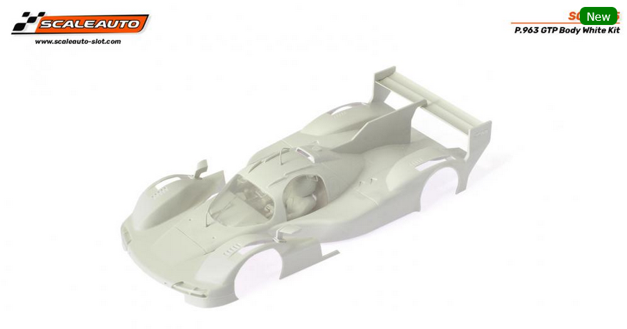 Scaleauto : Carrosserie Porsche 963 LMDH - GTP White Body