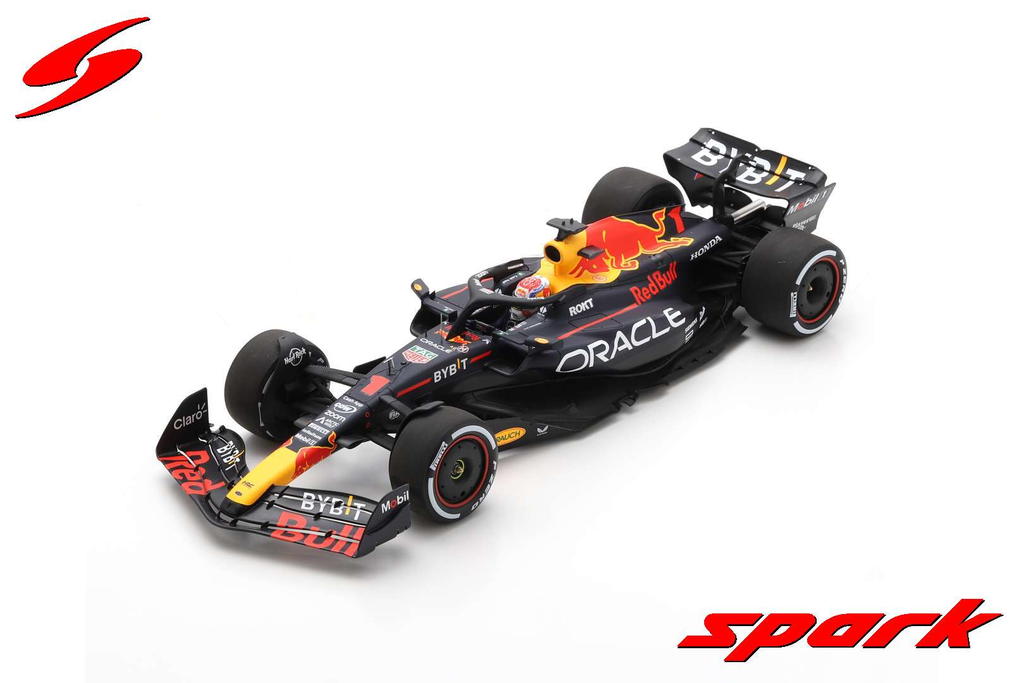 Spark : Oracle Red Bull Racing RB19 │#1 Oracle Red Bull Racing - Winner Bahrain GP 2023 - Max Verstappen [1/18]