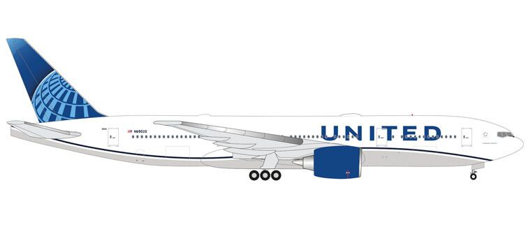 Herpa : Boeing 777-200│Reg.N69020 - United Airlines