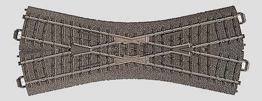 [MKN 24640] Marklin : Marklin :Croisement 188.3mm 24.3° [24640] │  Voie C
