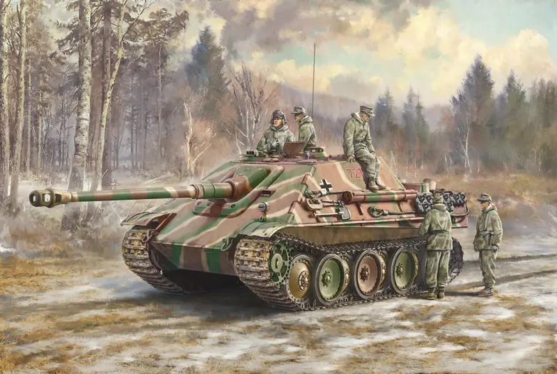 Italeri : Sd.Kfz.173 Jagdpanther │ Winter Crew