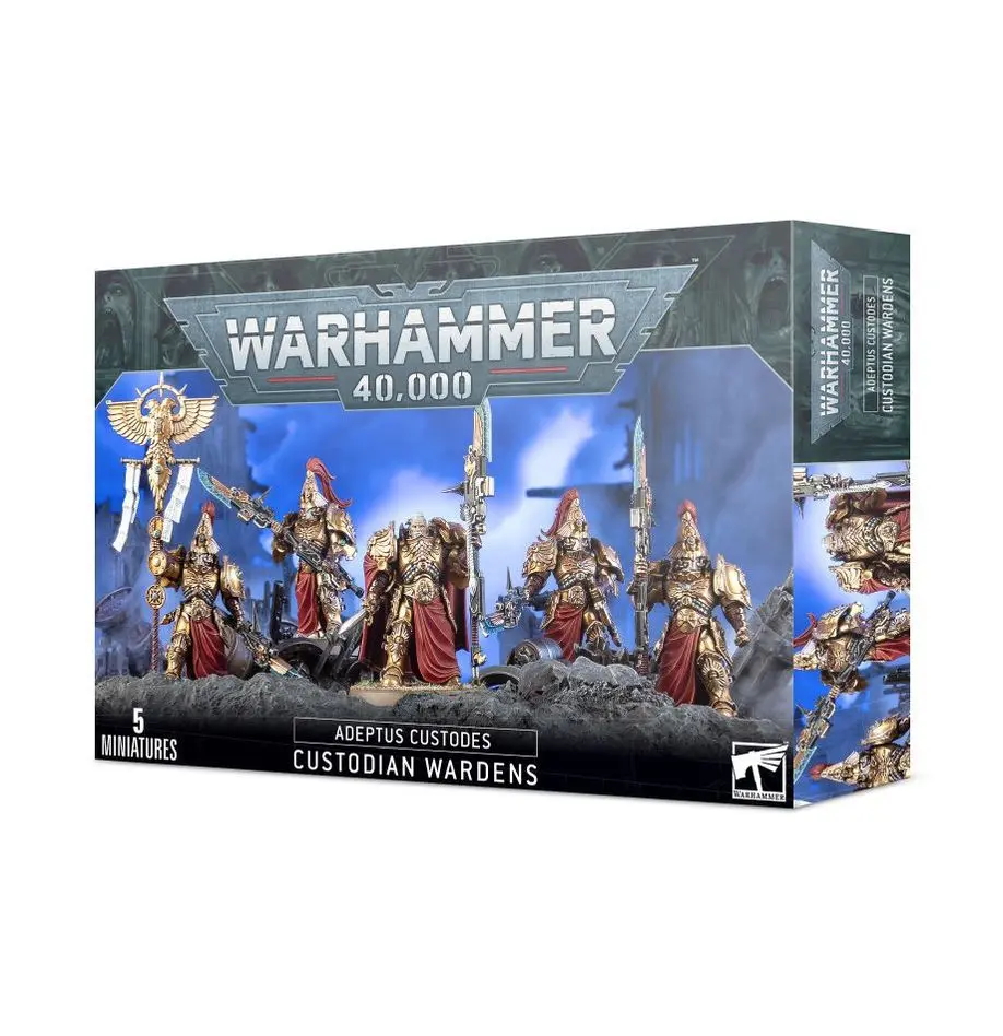W40K - ADEPTUS CUSTODES CUSTODIAN GUARD SQUAD