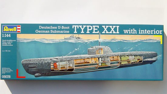 Revell : Type XXI U-Boot 2540 avec interieur