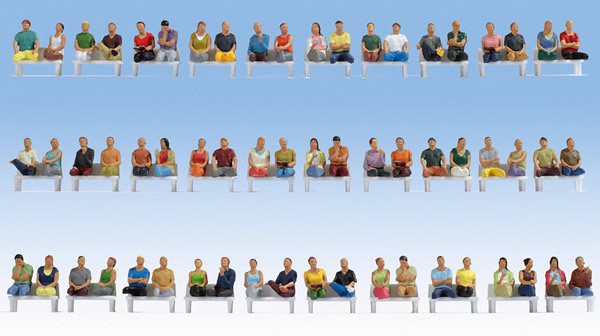 [NOC 16072] Noch : Mega Set économique Passagers Assis 60figures 
