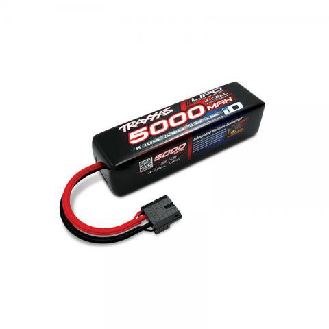Traxxas : Accu Li-po 14.8v (4S) - 5000Mah 25C (Traxxas ID Plug) [TRX2889X]