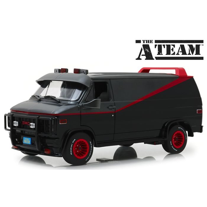 [GRE 13521] Greenlight : GMC Van A Team 1983 - Black │ L'agence Tous risque  [1/18]