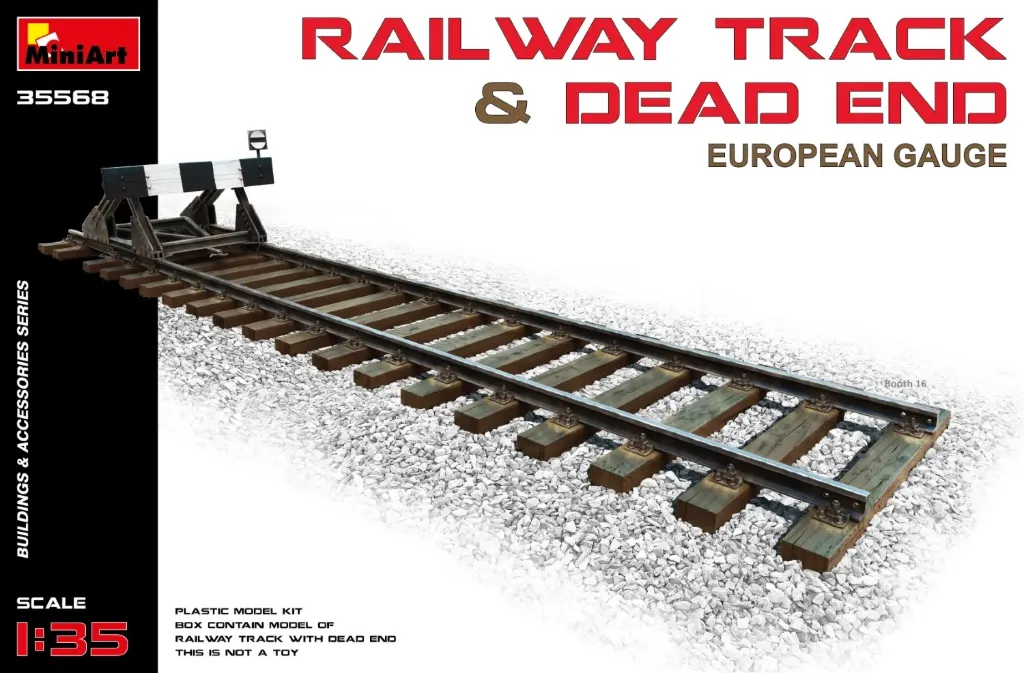 [MNT 35568] MiniArt : European Gauge Railway Track with Dead End