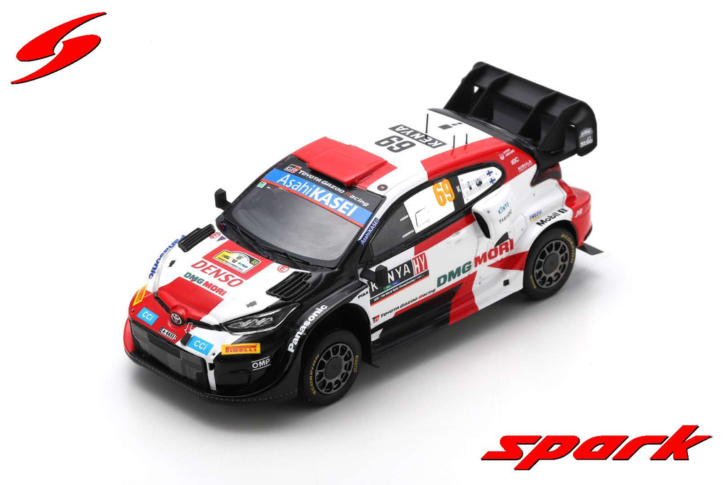 Spark : Toyota GR Yaris Rally1 │ No.69 Toyota Gazoo Racing WRT Winner Rally Safari Kenya 2022 K. Rovanperä - J. Halttunen [1/43]