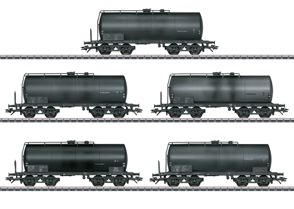 Marklin : Set de 5 Wagons-Citernes Unifiés │ Alternatif