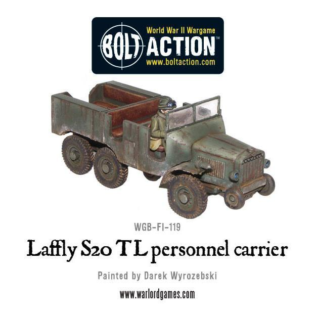 Bolt Action: Franse Laffly S20TL Personeelsvoertuig / Vrachtwagen