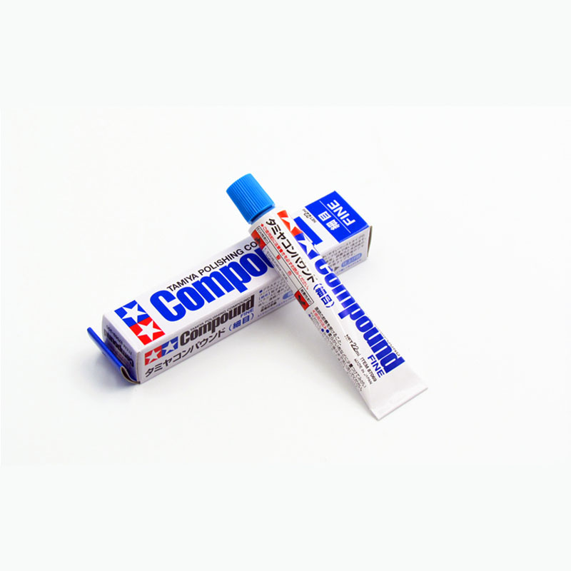 Tamiya : Pâte de polissage à grain fin │ Compound Fine - Blue
