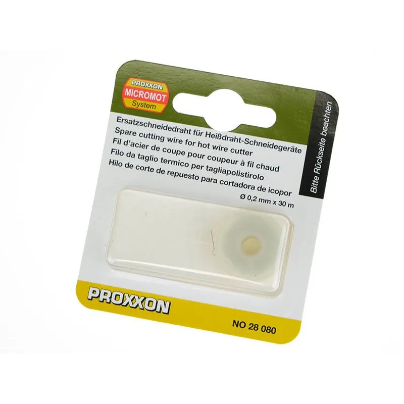 [PRN 28080] Proxxon Micromot : Fil de Découpe de Rechange NiCr 8020 (30 m x 0,2 mm) │ Réf. 28080