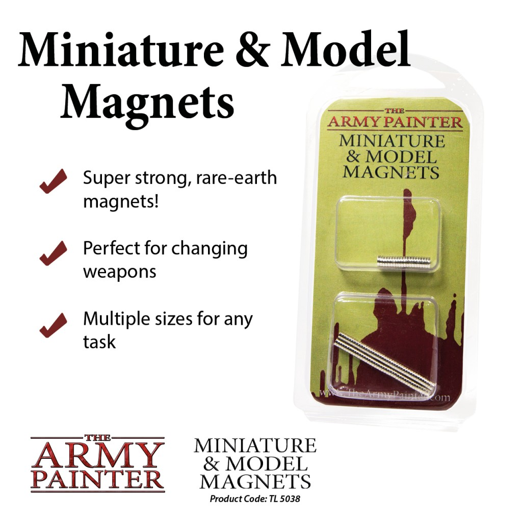 [TAP TL5038] The Army Painter : Aimants au Néodyme N52 (80pcs - 3mm) (20pcs - 5mm)
