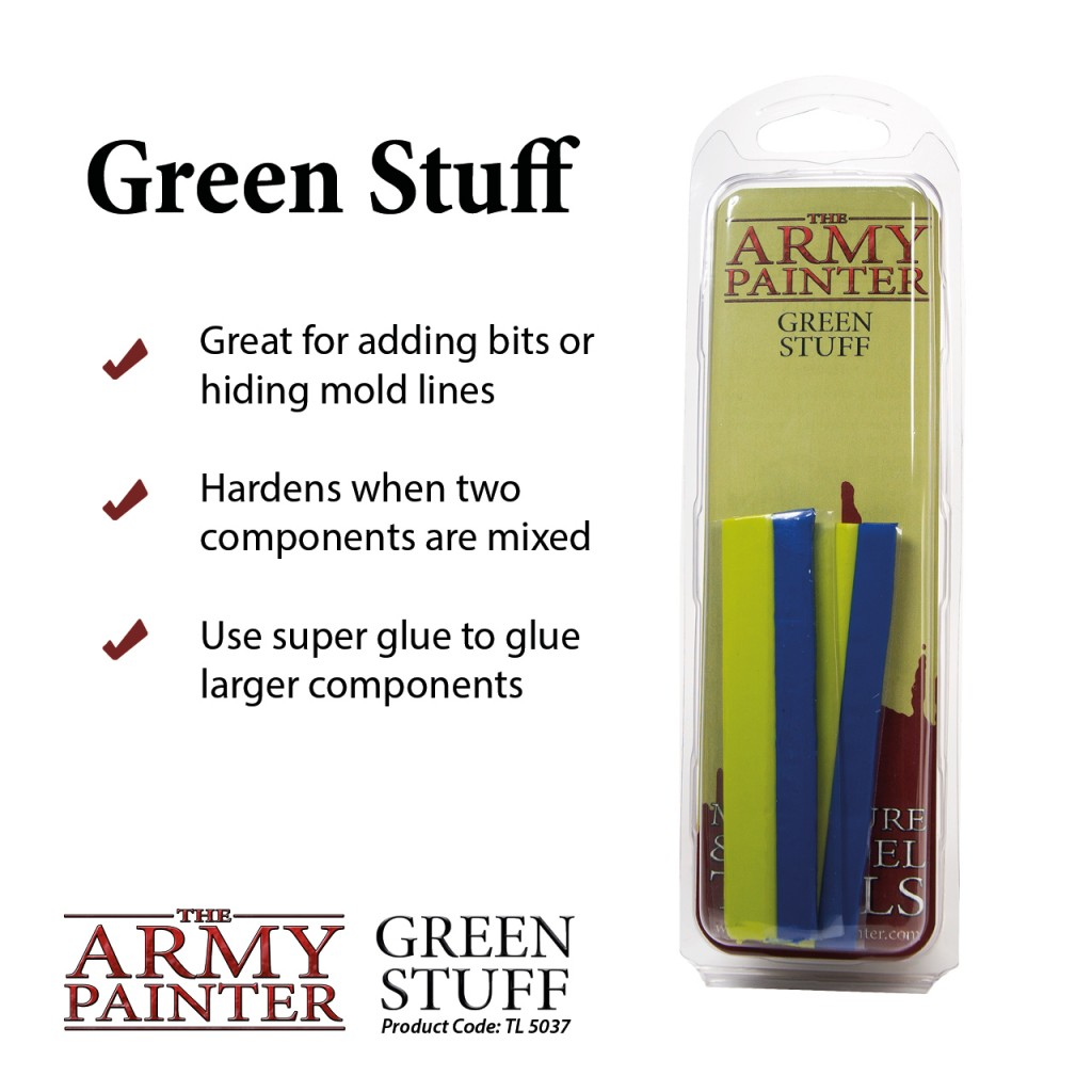 [TAP TL5037] The Army Painter : Green Stuff (2pcs)