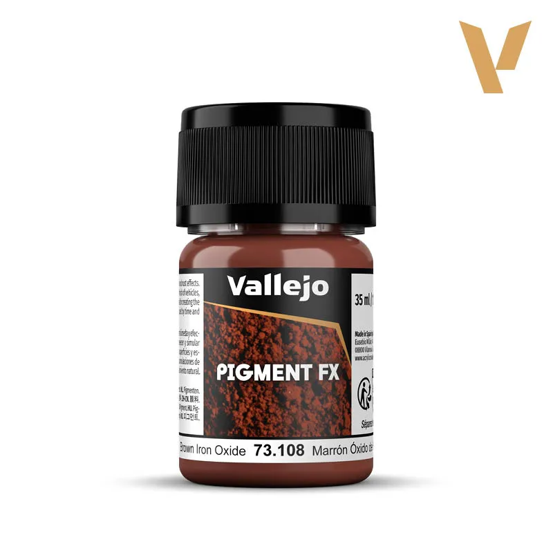 Vallejo : Pigments secs "Brown Iron Oxide" (35ml) │ Pigment FX