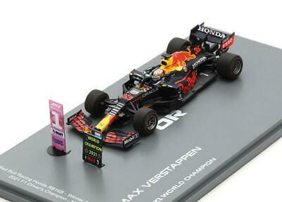 [SPK S7861] Spark Model : Redbull RB16B Honda ABU n° 33 DHABI GP 2021 WORLD CHAMPION EDITION WITH NO.1 BOARD AND PIT BOARD MAX VERSTAPPEN [1/18]