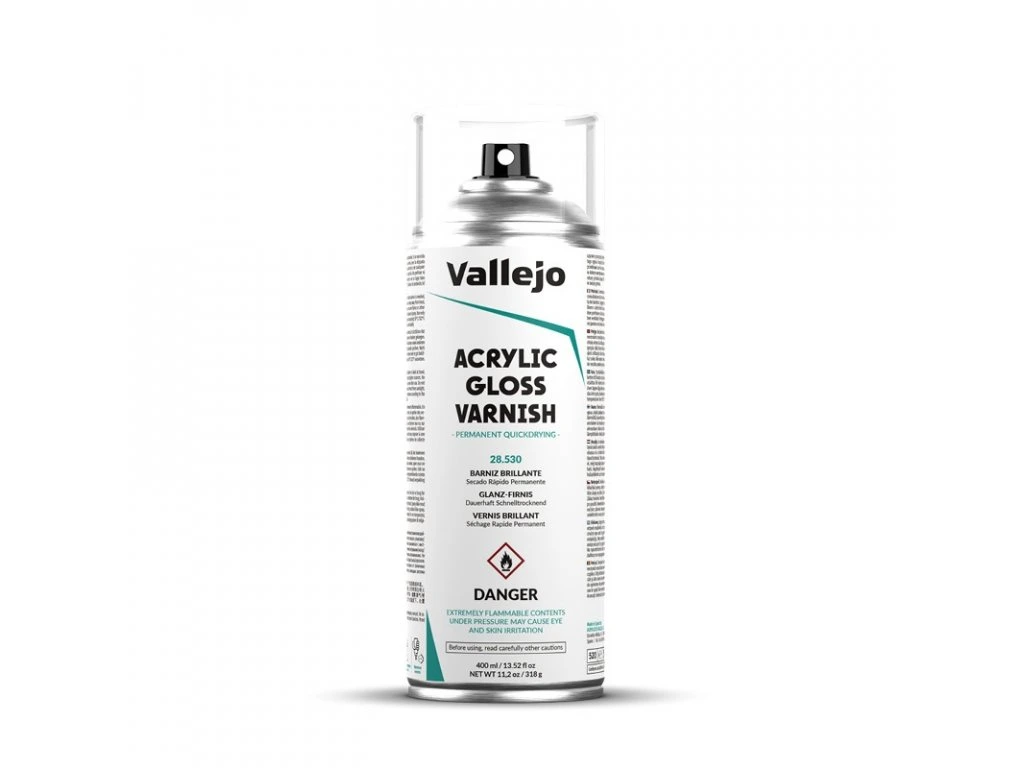 [VAL 28.530] Vallejo : Spray Vernis Acrylique "Gloss"(400ml)