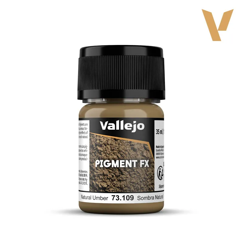 [VAL 73.109] Vallejo : Dry Pigments "Natural Umber" (35ml) │ Pigments FX