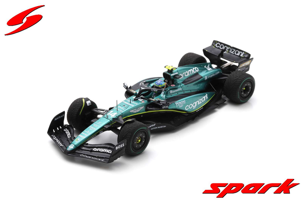 Spark : Aston Martin AMR23 │#14 Aston Martin Aramco Cognizant F1 Team 2nd Monaco GP 2023 - Fernando Alonso [1/43] [1/43]