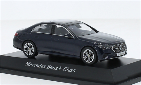 iSCALE : Mercedes Classe E Berline Bleu Nuit 2023 [1/43]