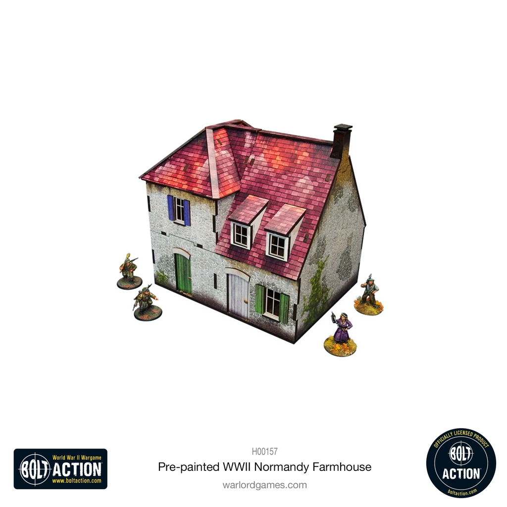 [MAS H00157] Micro Art Studio : Farmhouse │ WW2 Normandy - Pre Painted